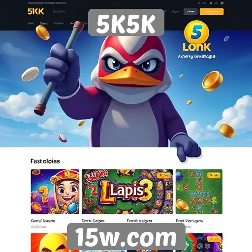 Análise das principais atrações do site 5K5K em jogos online